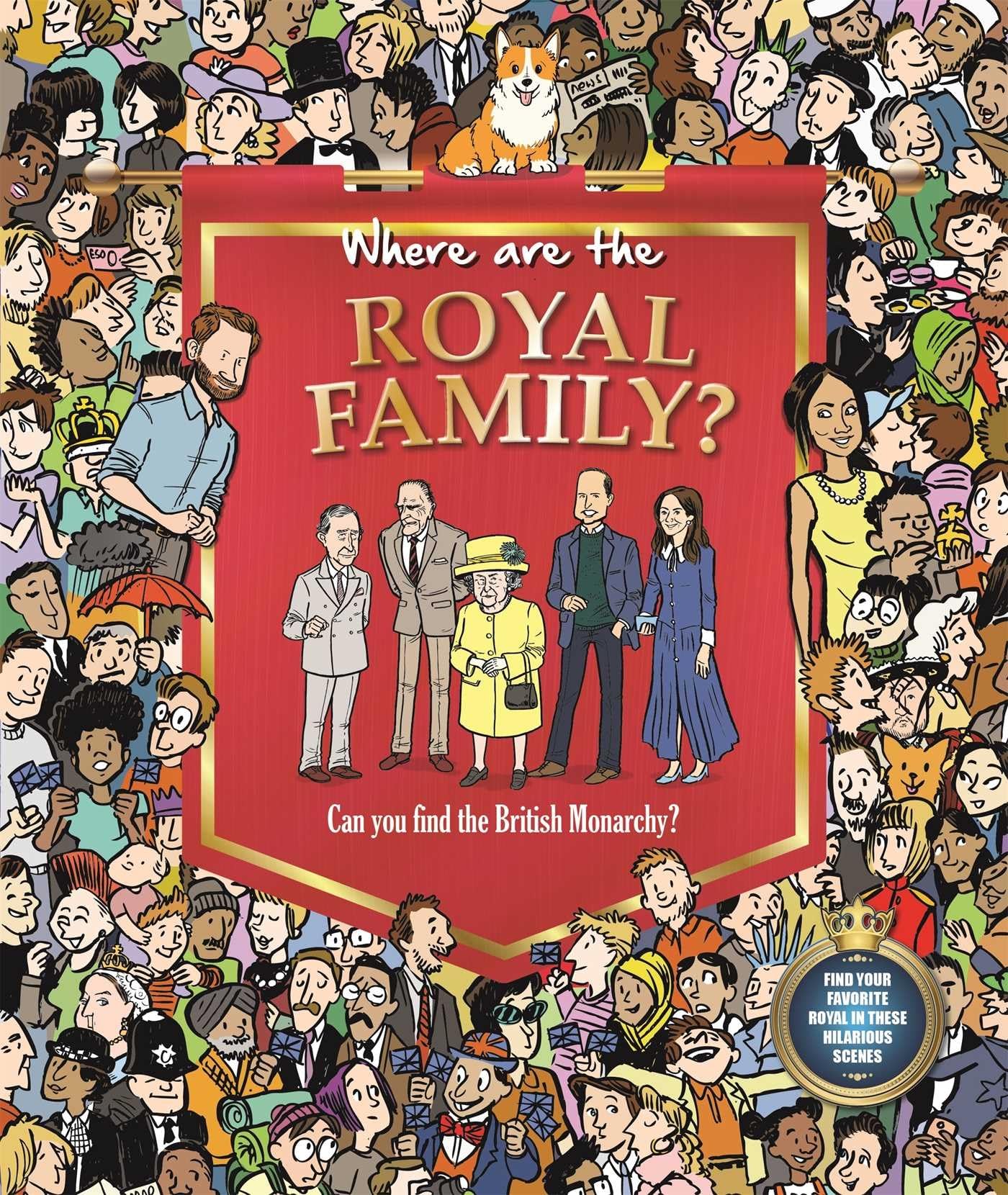 Where are the Royal Family: Search & Seek Book for Adults,New