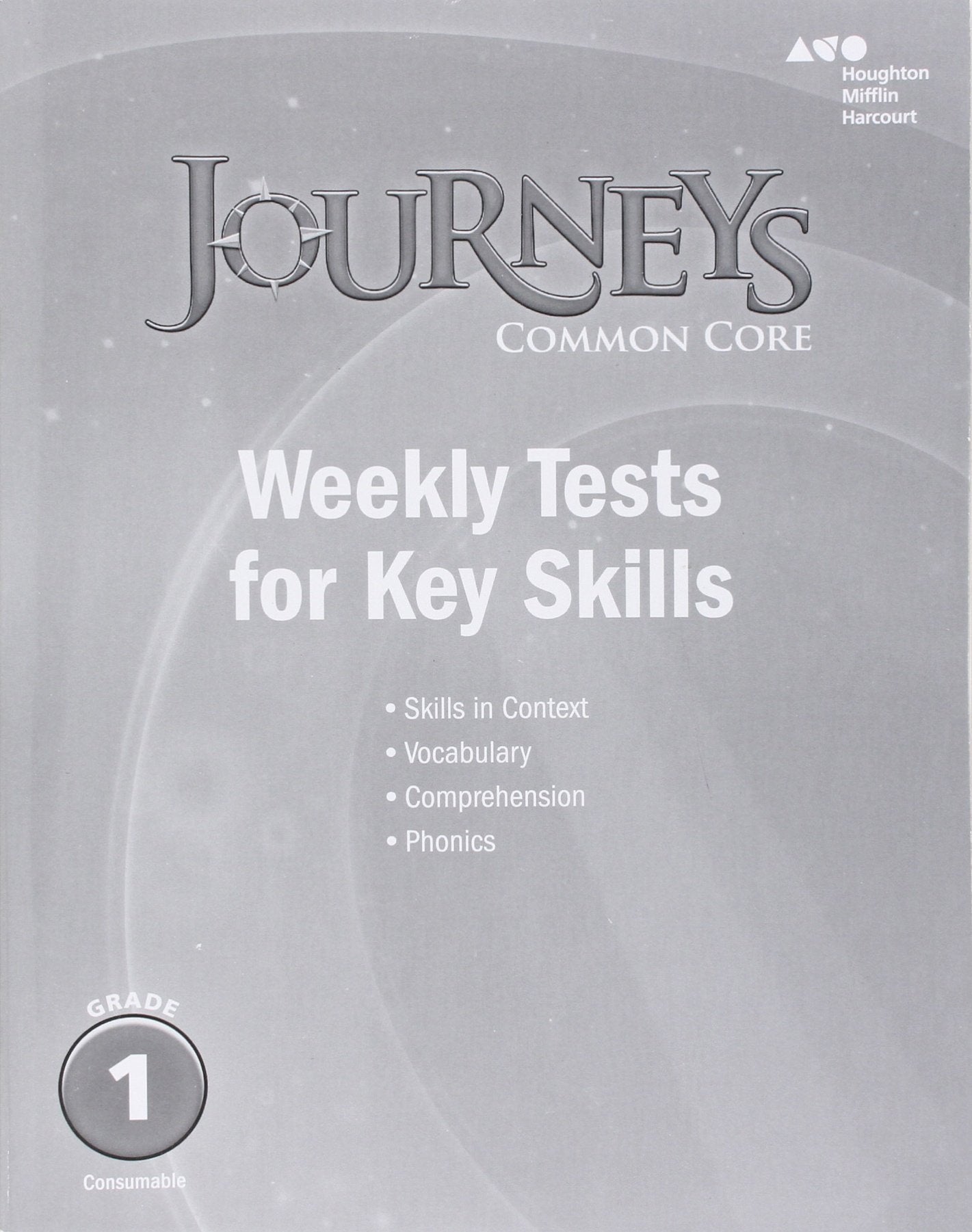Journeys Common Core Weekly Assessments Grade 1 (Houghton Mifflin Harcourt Journeys),Used