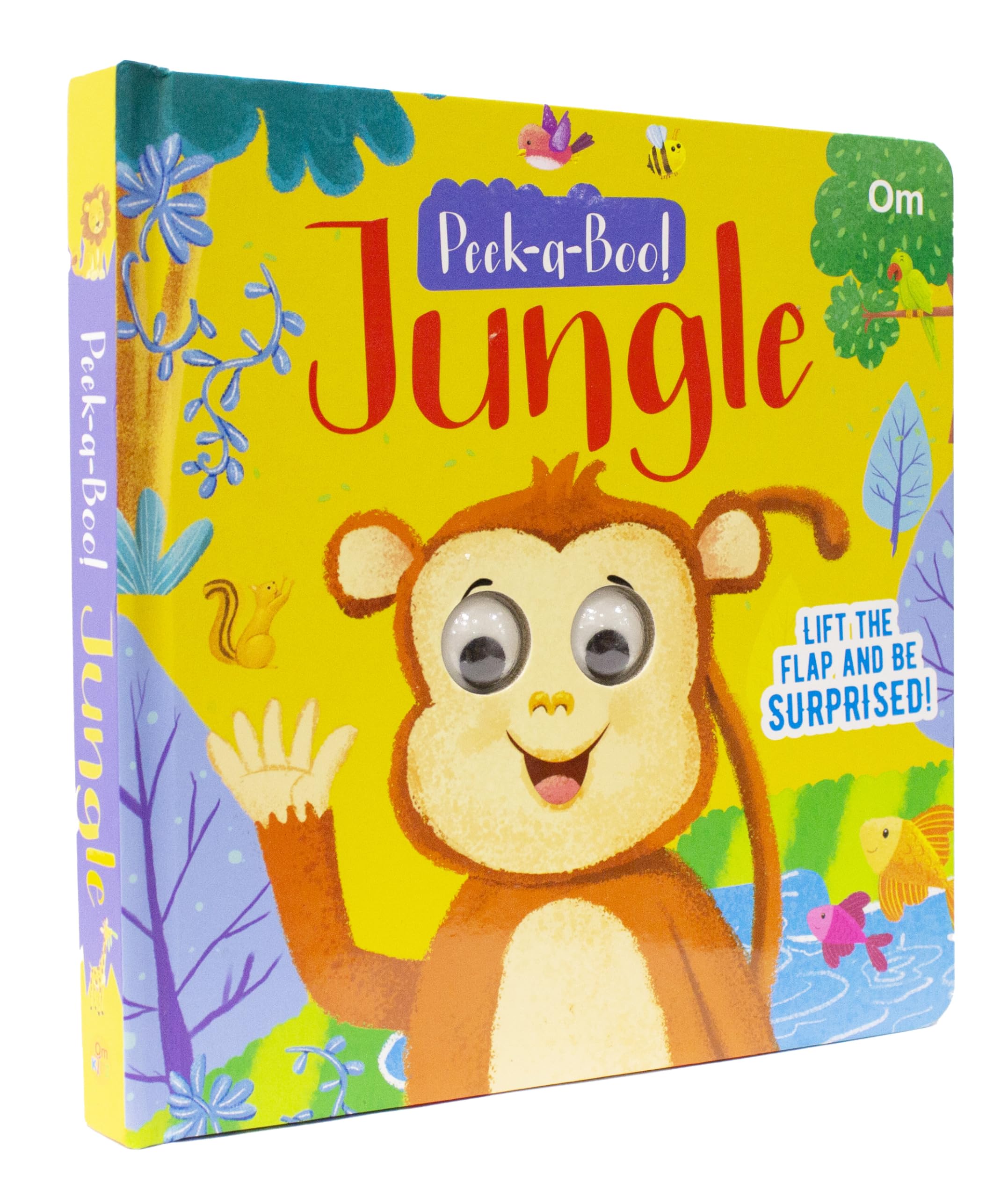 Peek-A-Boo! Jungle Board Book For Children: Lift The Flap Adventure For Babies And Toddlers | Discover Wild Creatures In An Interactive Board Book | Learn & Play With Jungle Creatures