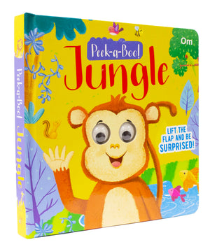Peek-A-Boo! Jungle Board Book For Children: Lift The Flap Adventure For Babies And Toddlers | Discover Wild Creatures In An Interactive Board Book | Learn & Play With Jungle Creatures