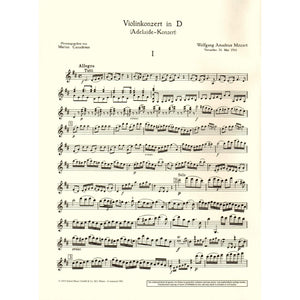 Concerto in D Major, KV. 294a: 