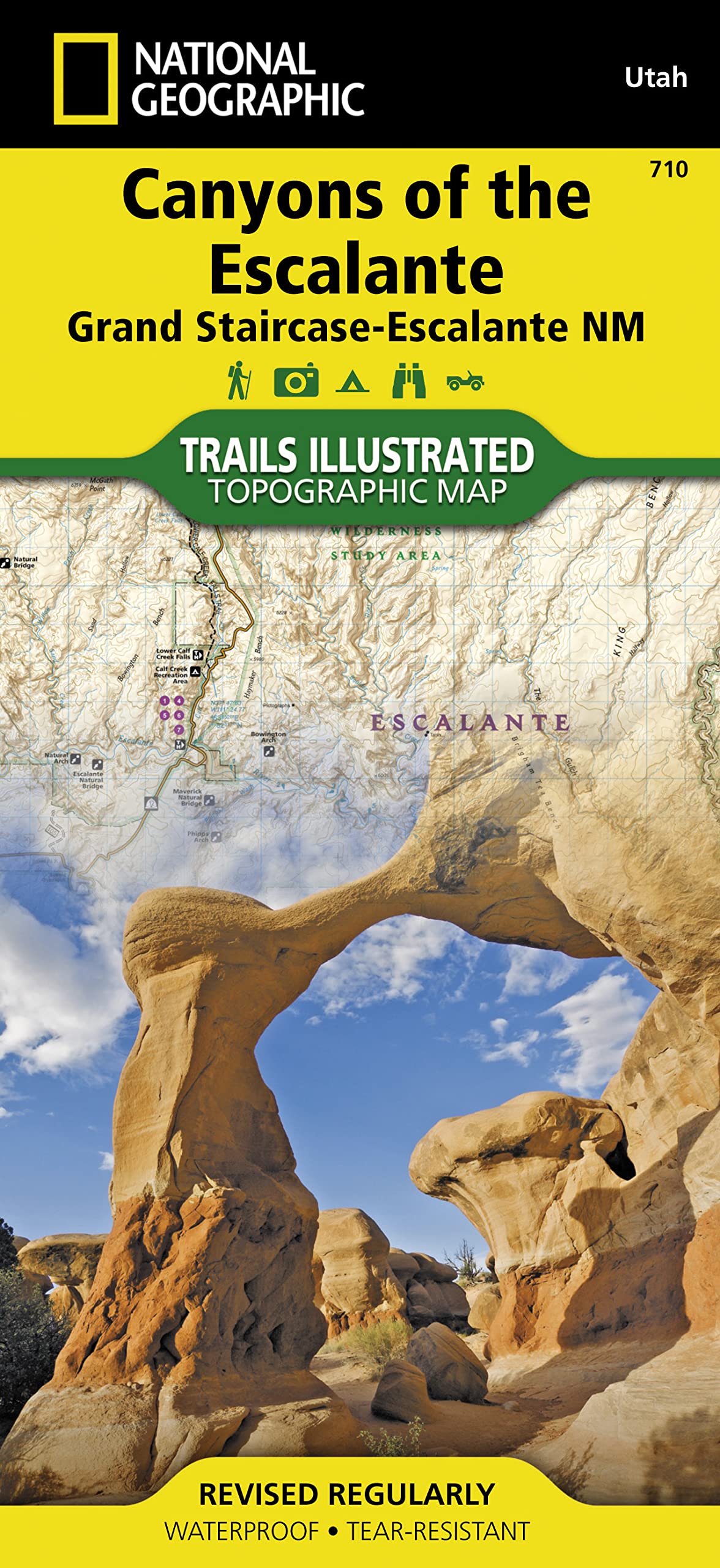 Canyons Of The Escalante Map [Grand Staircaseescalante National Monument] (National Geographic Trails Illustrated Map, 710)