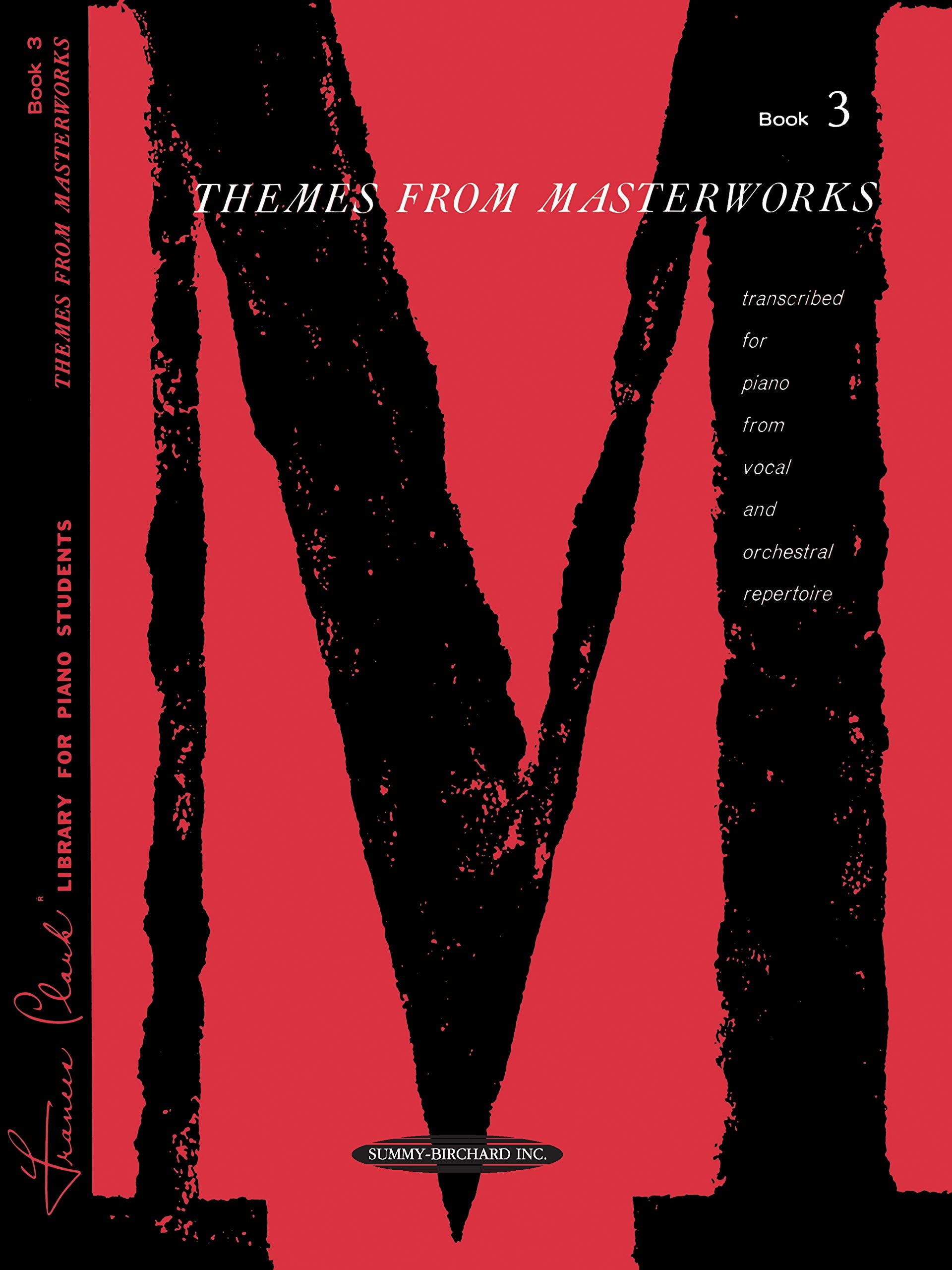 Themes From Masterworks, Bk 3: Transcribed For Piano From Vocal And Orchestral Repertoire (Frances Clark Library Supplement, Bk ,Used