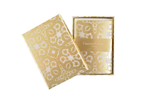 Oro Y Plata Correspondence Diecut Boxed Notecards