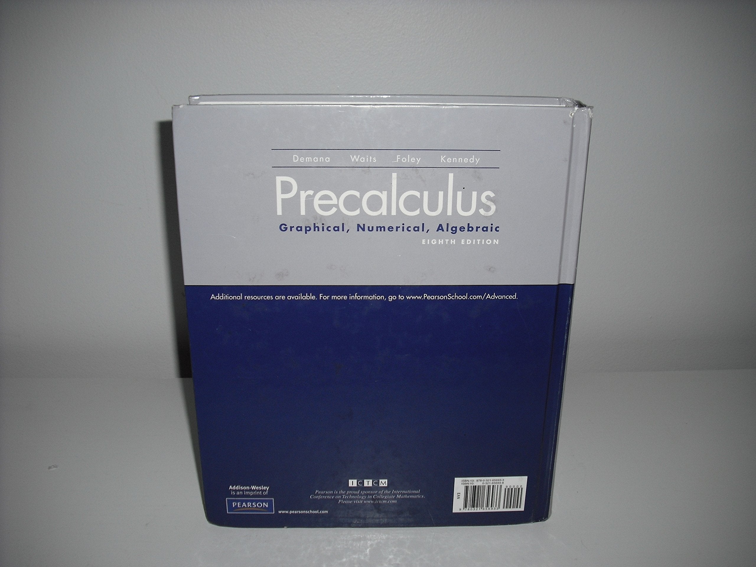 Precalculus: Graphical, Numerical, Algebraic (8th Edition),Used