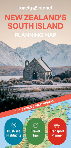 Lonely Planet New Zealands South Island Planning Map
