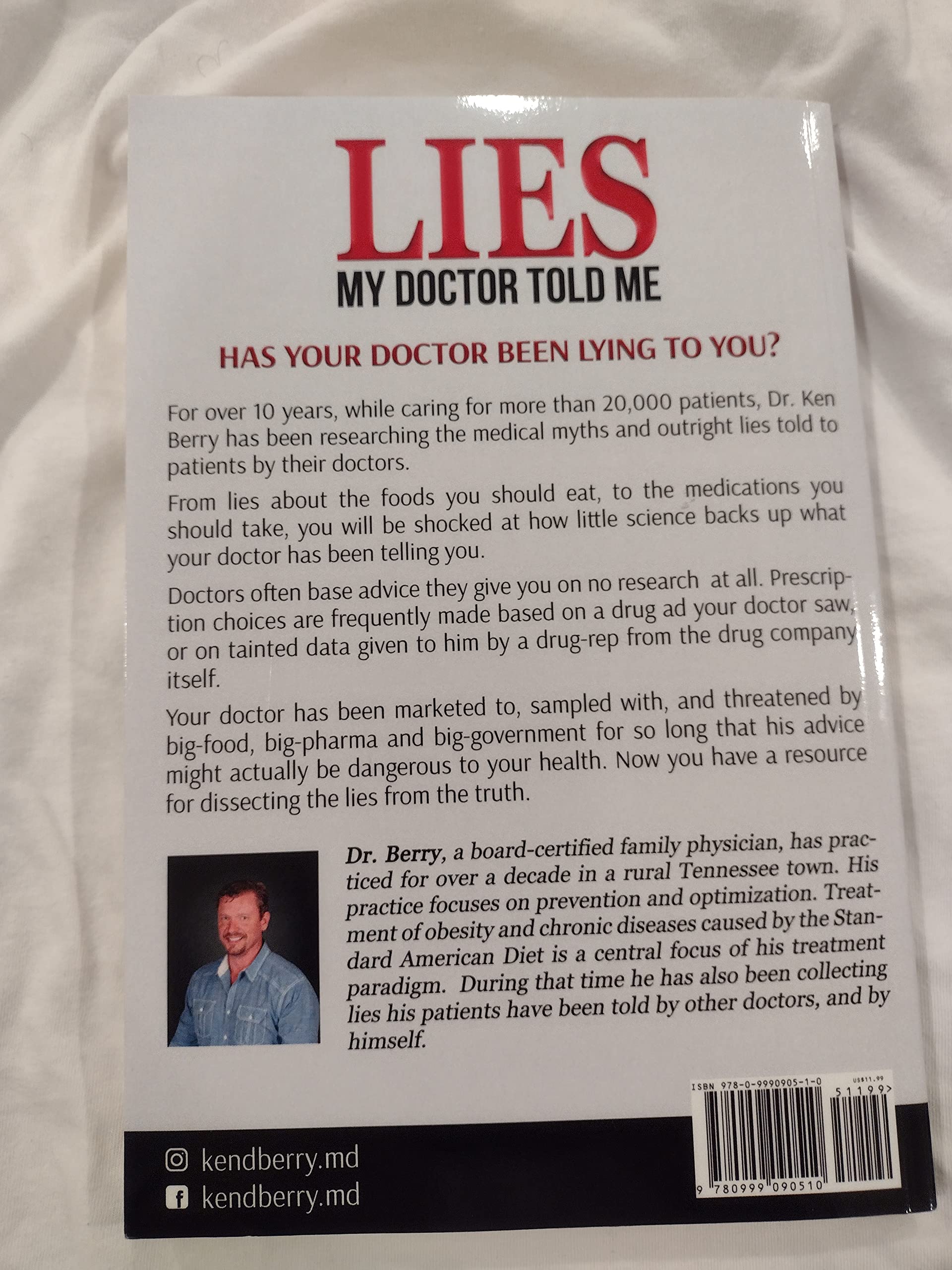 Lies My Doctor Told Me: Medical Myths That Can Harm Your Health,Used