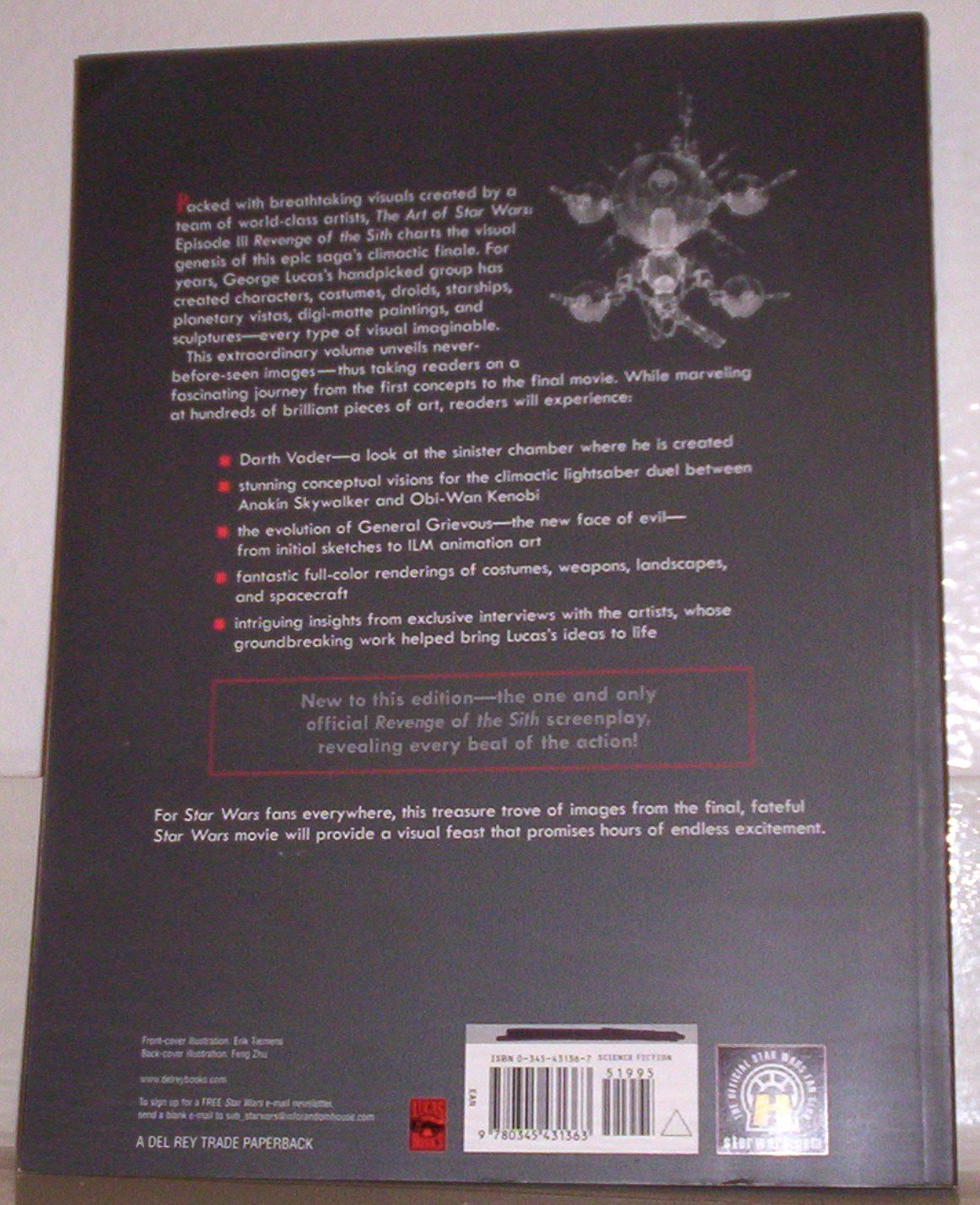 The Art of Star Wars, Episode III  Revenge of the Sith,Used