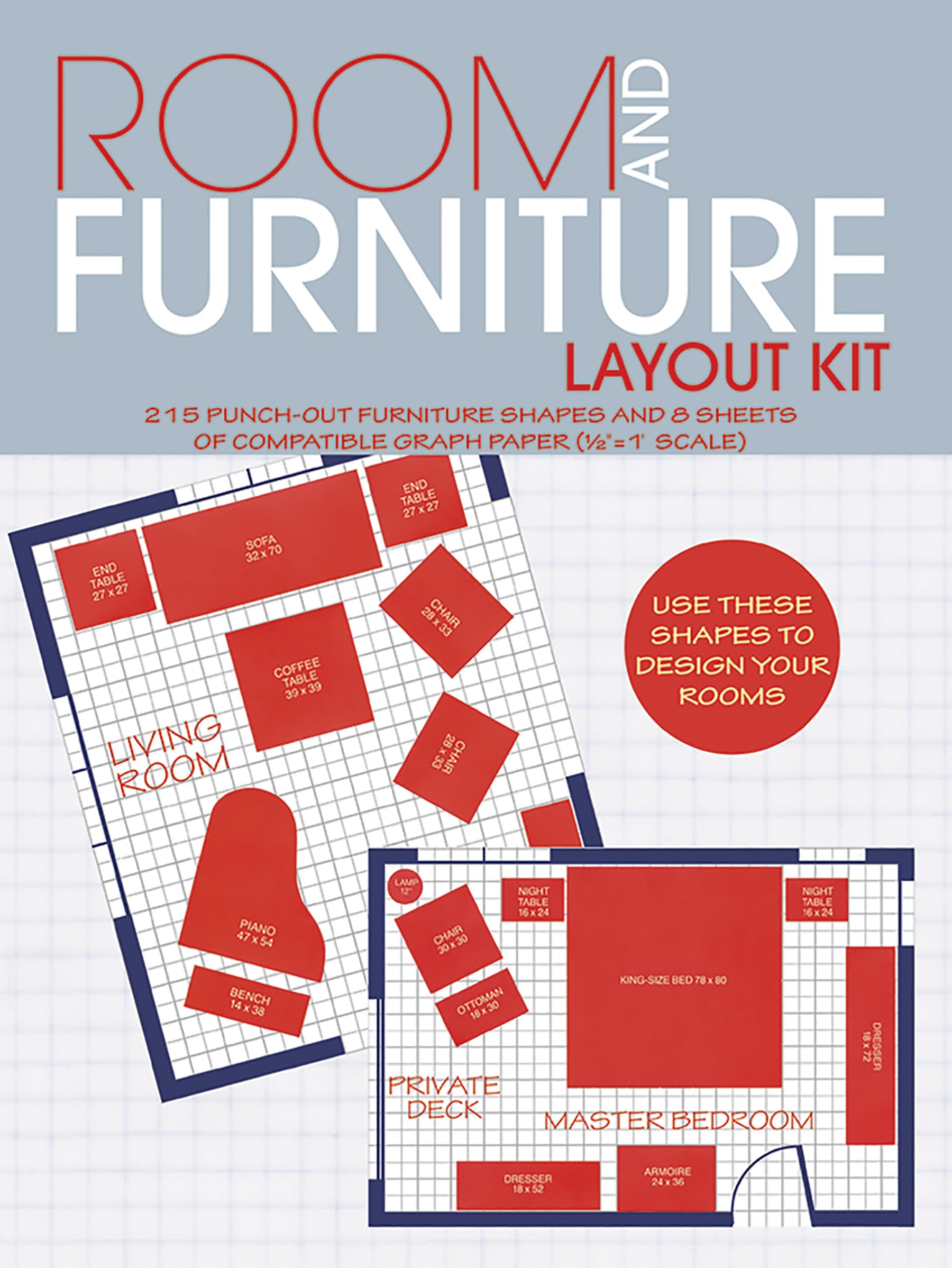 Room and Furniture Layout Kit,Used