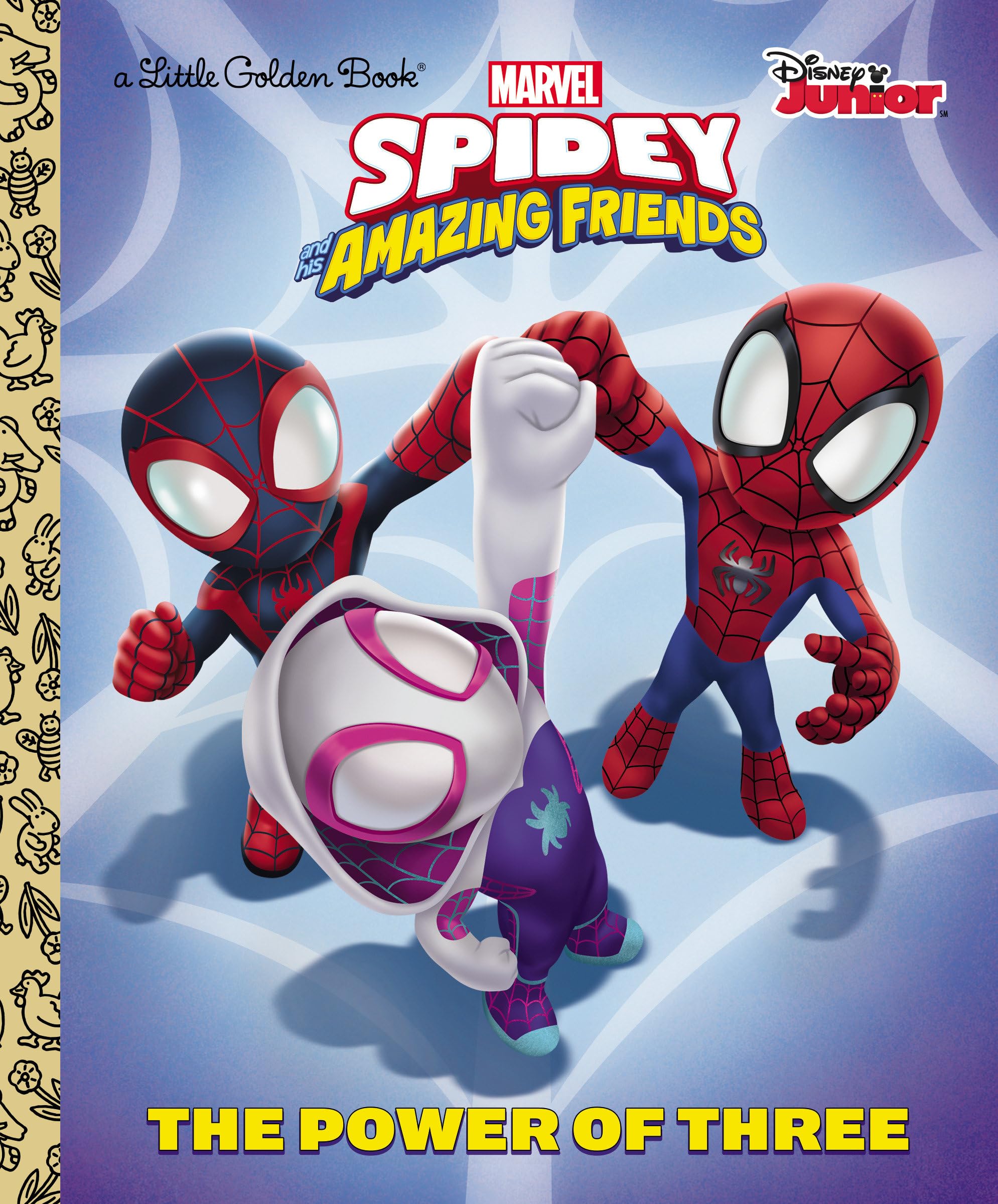 The Power Of Three (Marvel Spidey And His Amazing Friends) (Little Golden Book)-new