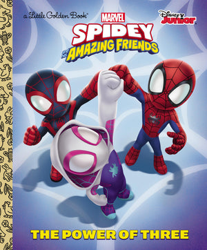 The Power Of Three (Marvel Spidey And His Amazing Friends) (Little Golden Book)-new
