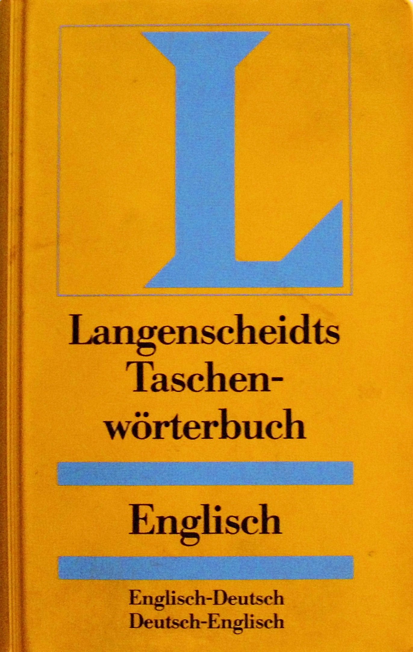 Langenscheidts Taschenworterbuch (Englisch, EnglischDeutsch / Deutsch Englisch),Used