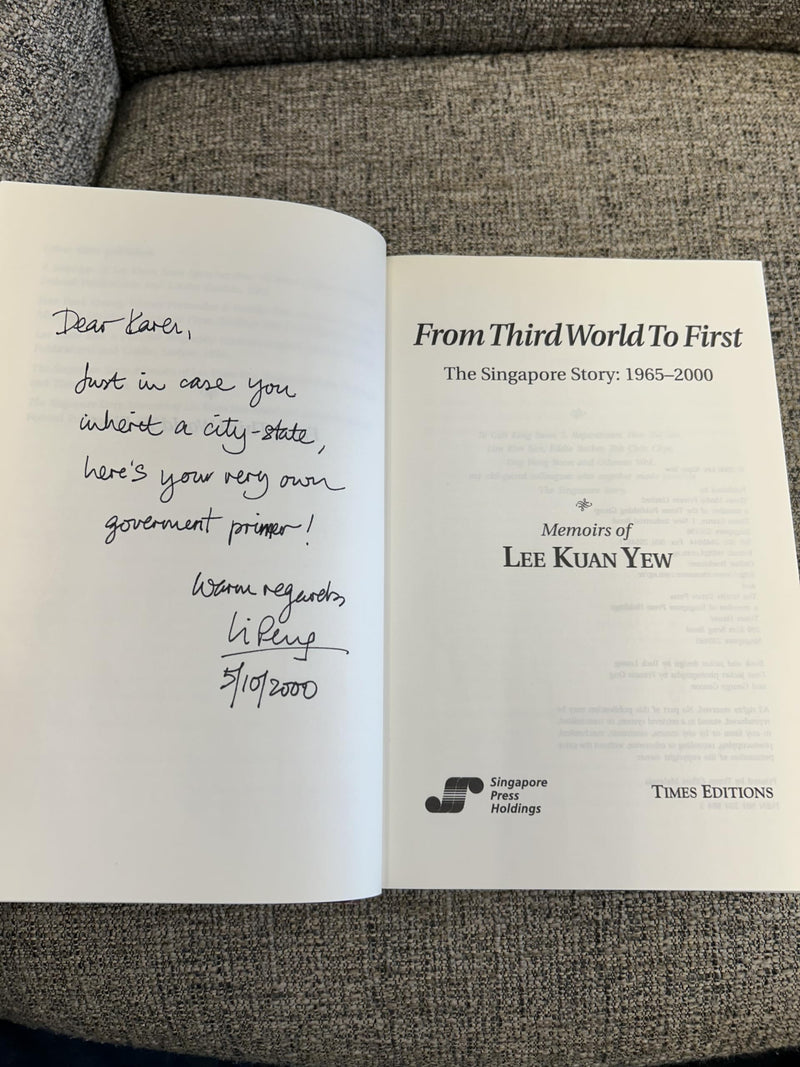 The Singapore Story: Memoirs of Lee Kuan Yew, Vol. 2: From Third World to First, 19652000,Used