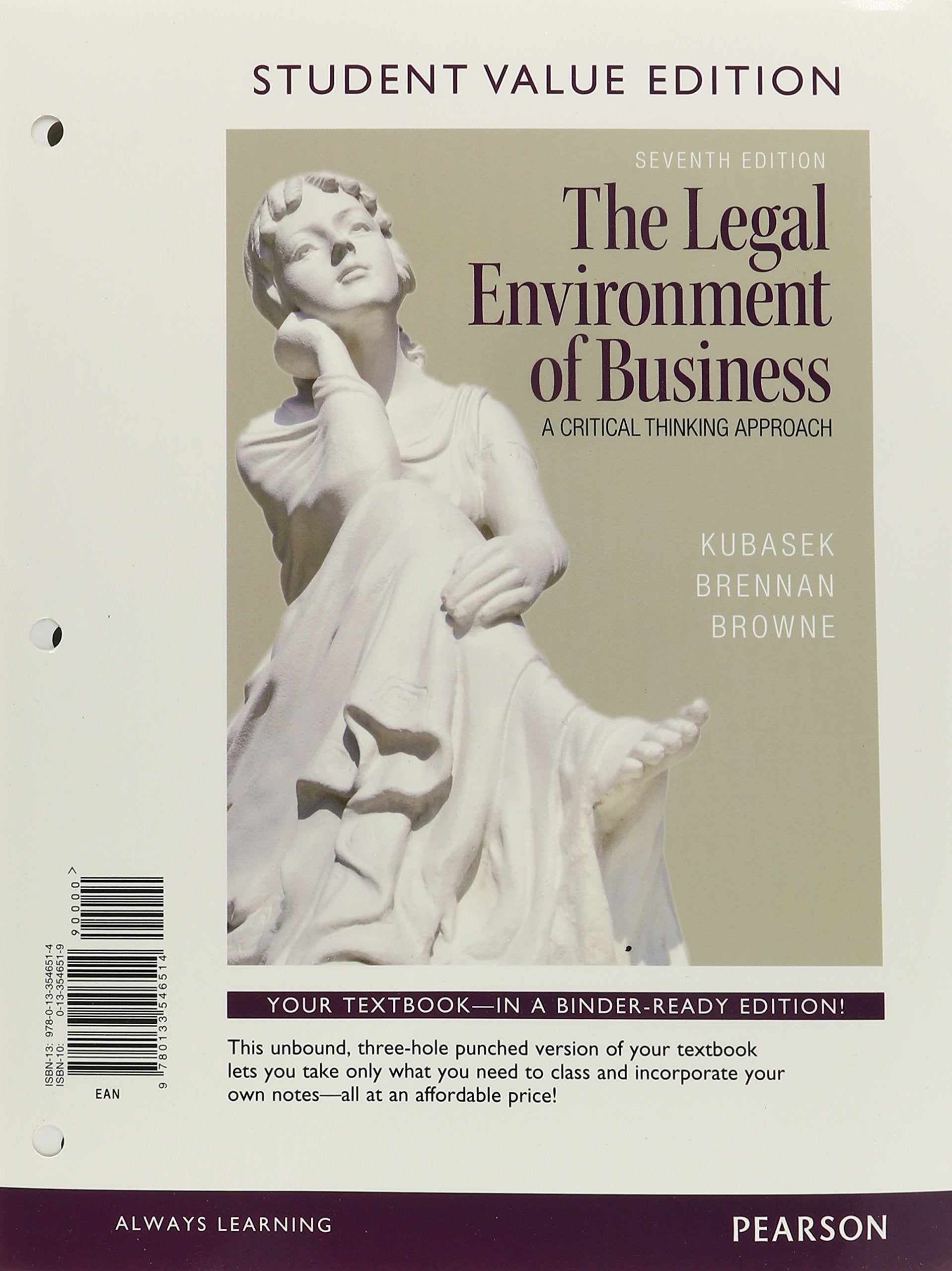 Legal Environment of Business, The, Student Value Edition (7th Edition),Used