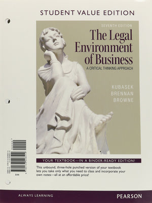 Legal Environment of Business, The, Student Value Edition (7th Edition),Used