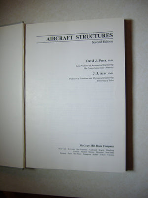 Aircraft Structures, 2nd Edition,Used