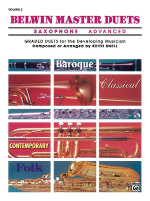 Belwin Master Duets (Saxophone), Vol 2: Advanced (Belwin Master Duets, Vol 2),Used