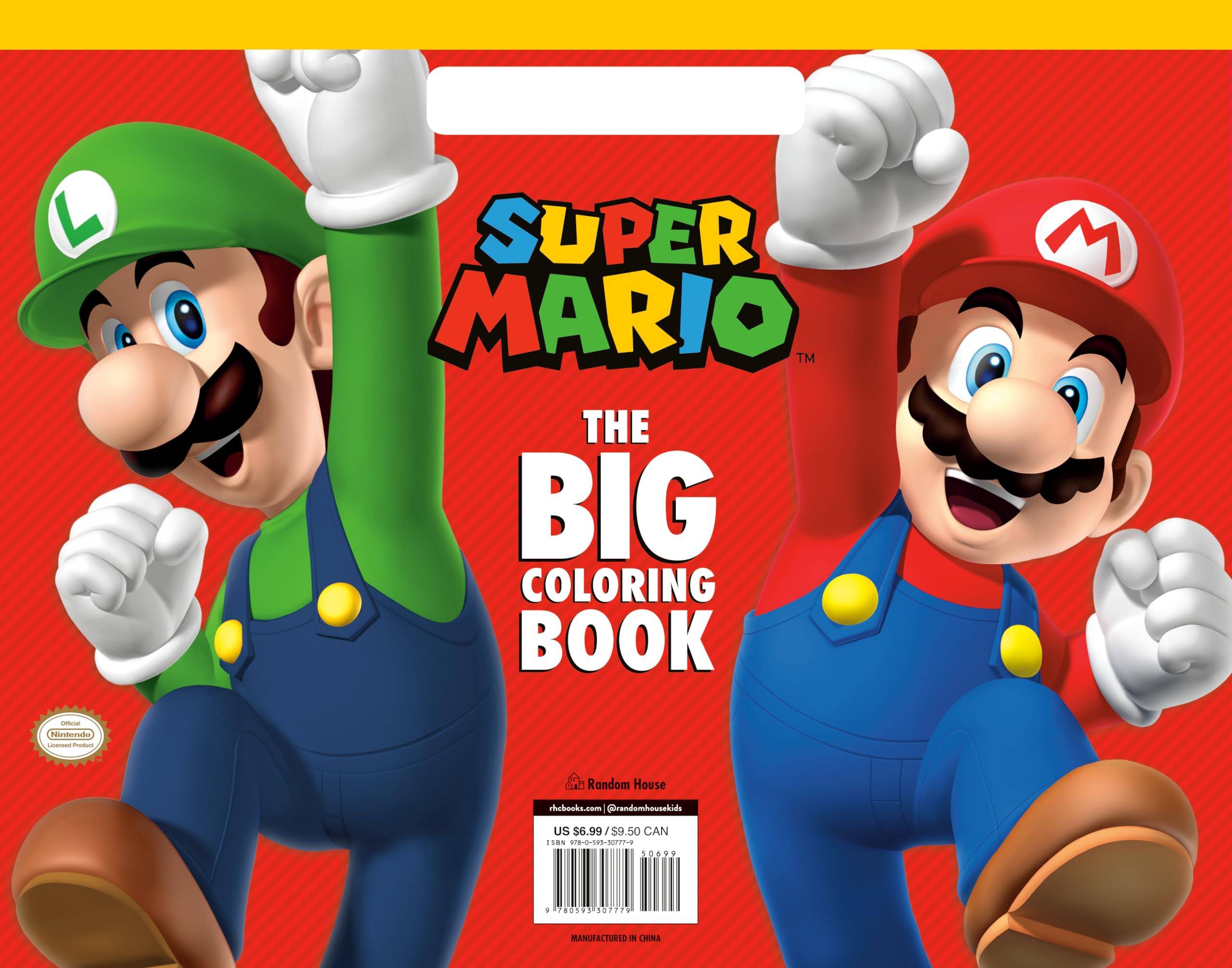 Super Mario: The Big Coloring Book (Nintendo)-used