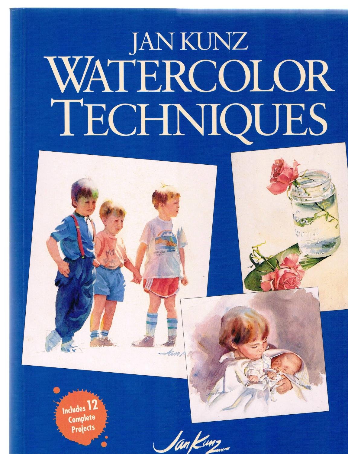 Jan Kunz Watercolor Techniques,Used