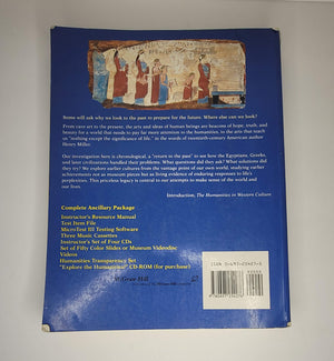 Humanities In Western Culture, volume one,Used