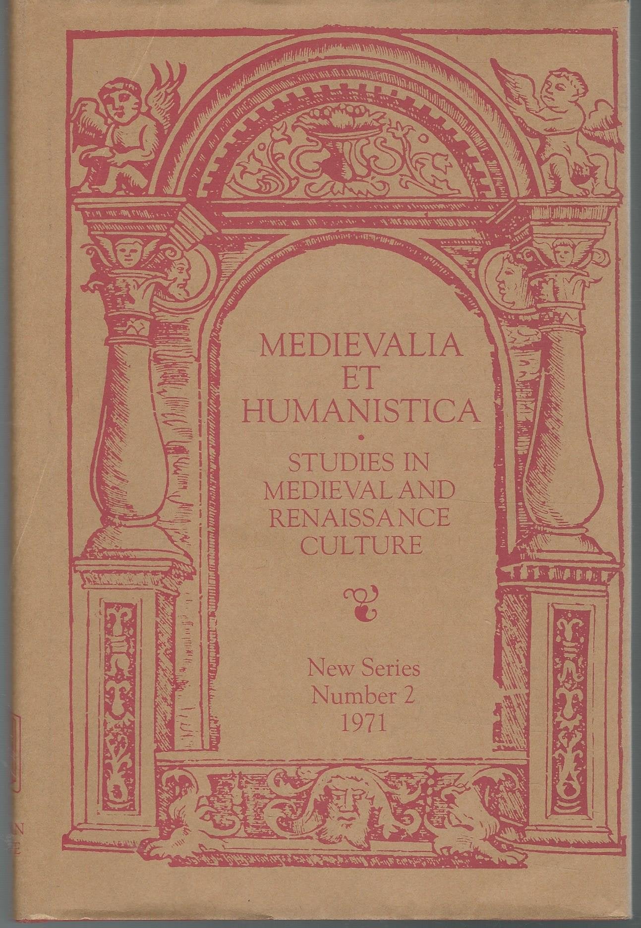 Medieval and renaissance studies in review (Medievalia et humanistica),Used