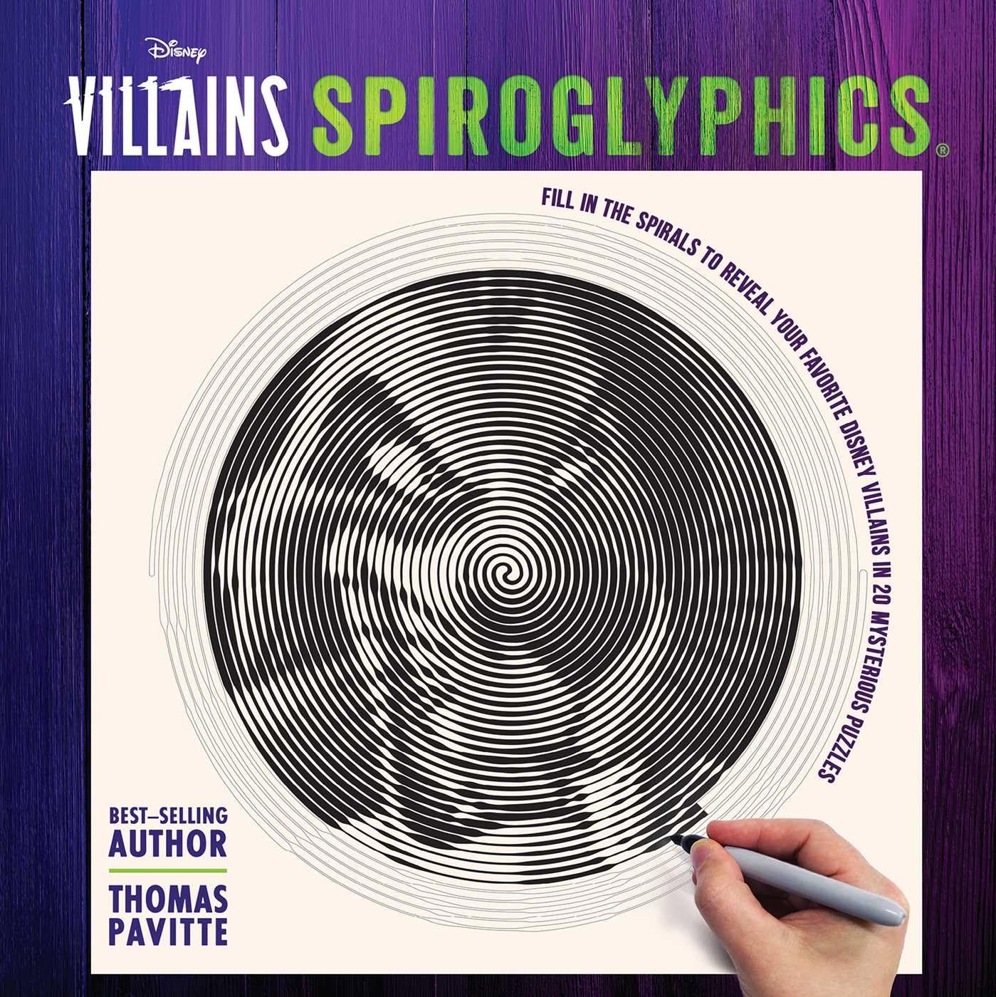 Thunder Bay Press Disney Villains: Spiroglyphics Puzzle - Engaging and Unique Design for Fans of Disney Villains