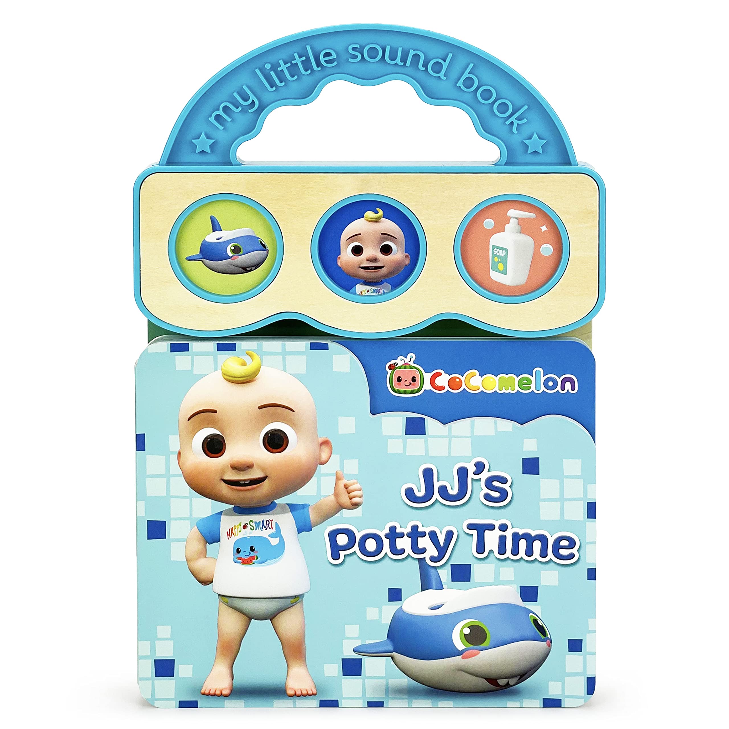 Cocomelon JJ's Potty Time 3Button Potty Training Sound Board Book,New