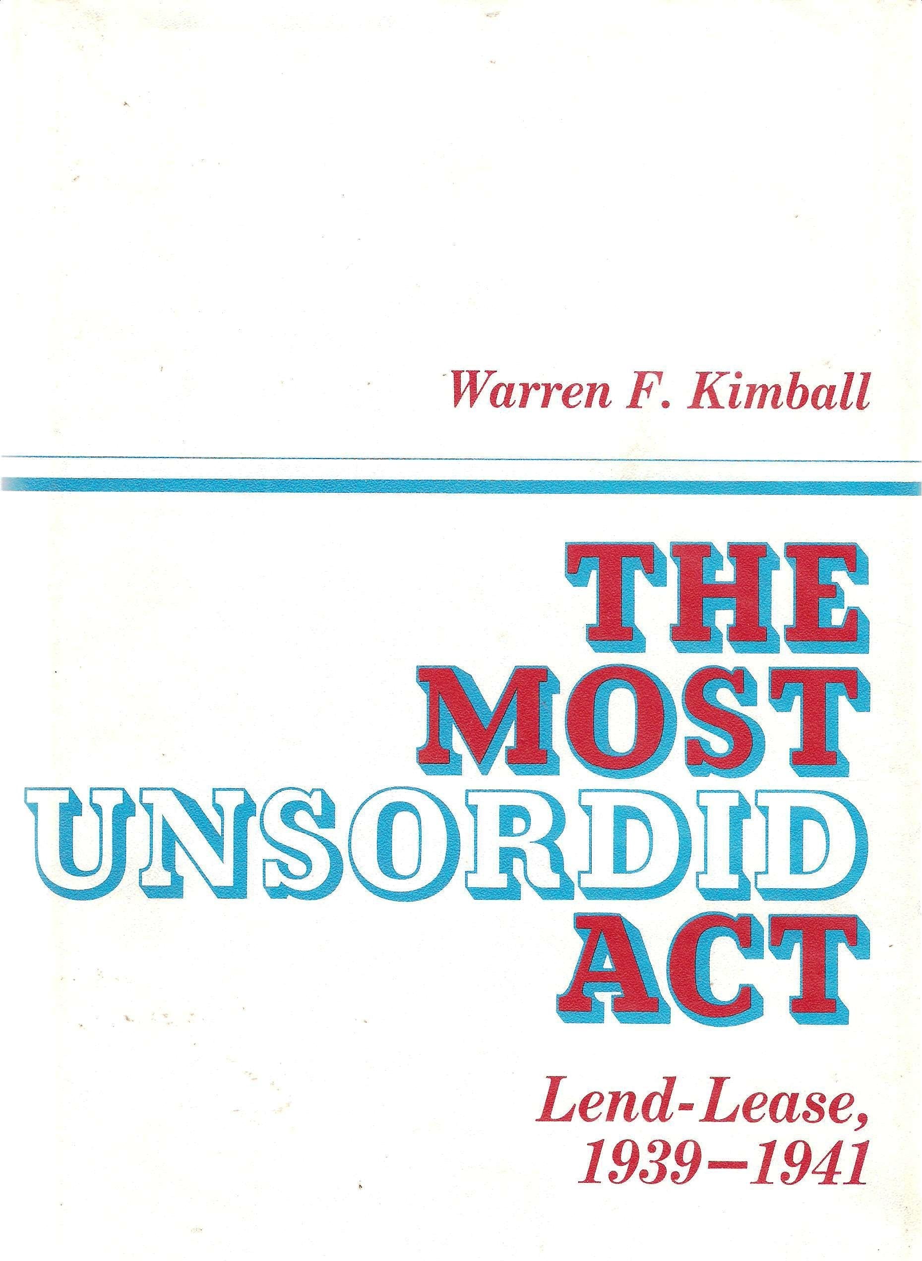 The Most Unsordid Act: LendLease, 19391941