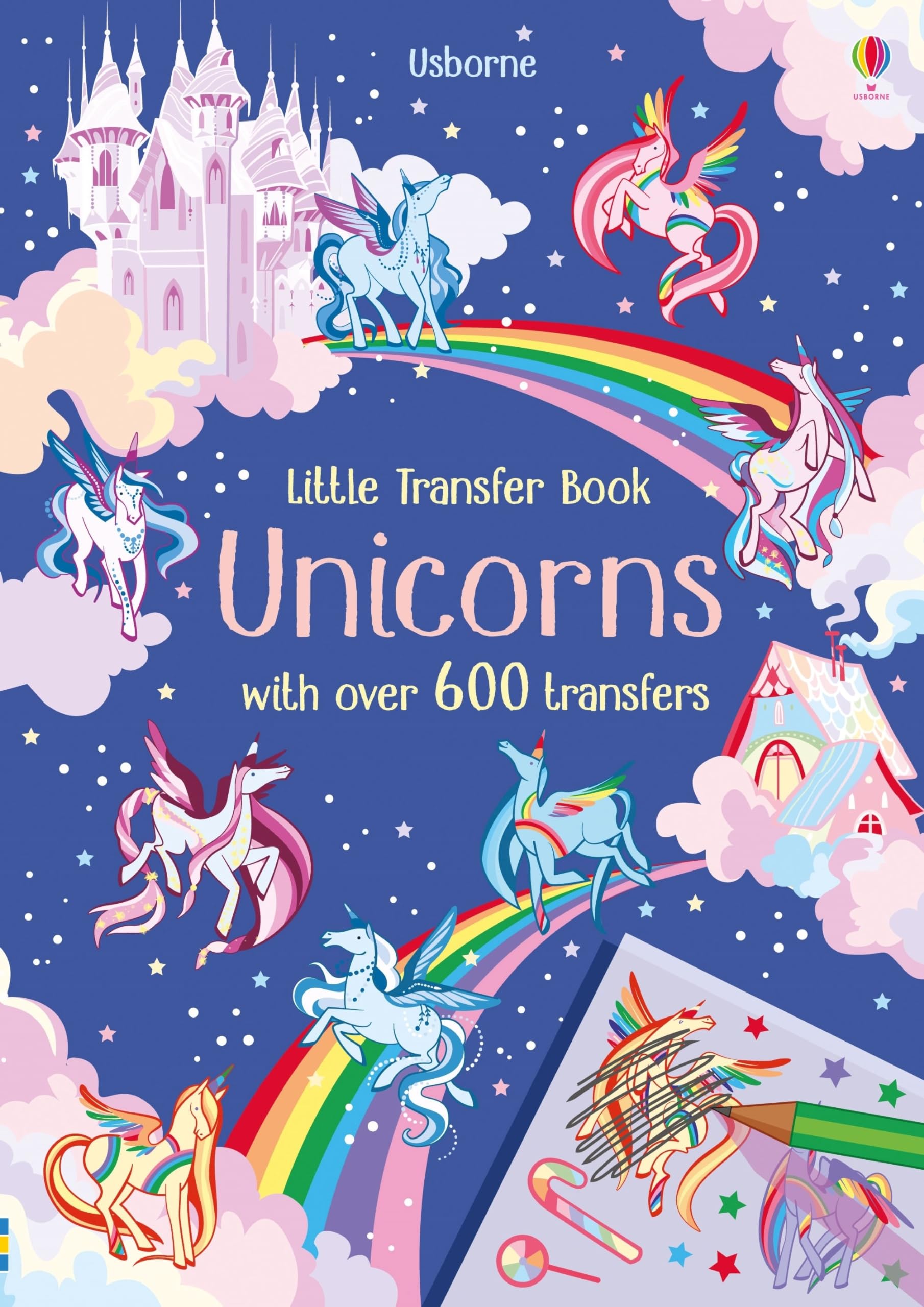 Transfer Activity Book Unicorns (Transfer Books),Used