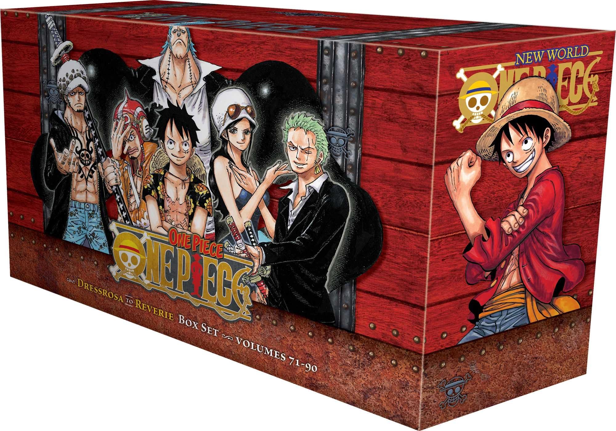 One Piece Box Set 4: Dressrosa to Reverie: Volumes 7190 with Premium (4) (One Piece Box Sets),New