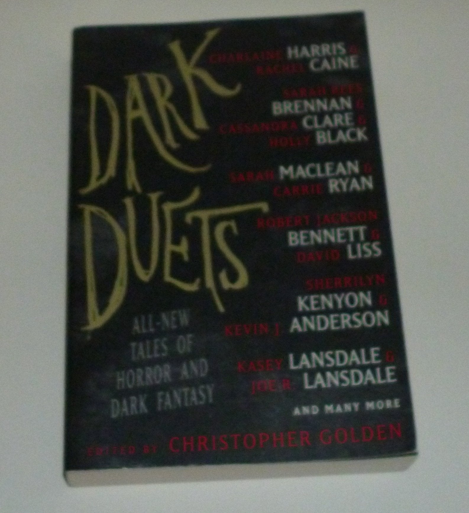 Dark Duets: AllNew Tales of Horror and Dark Fantasy,Used