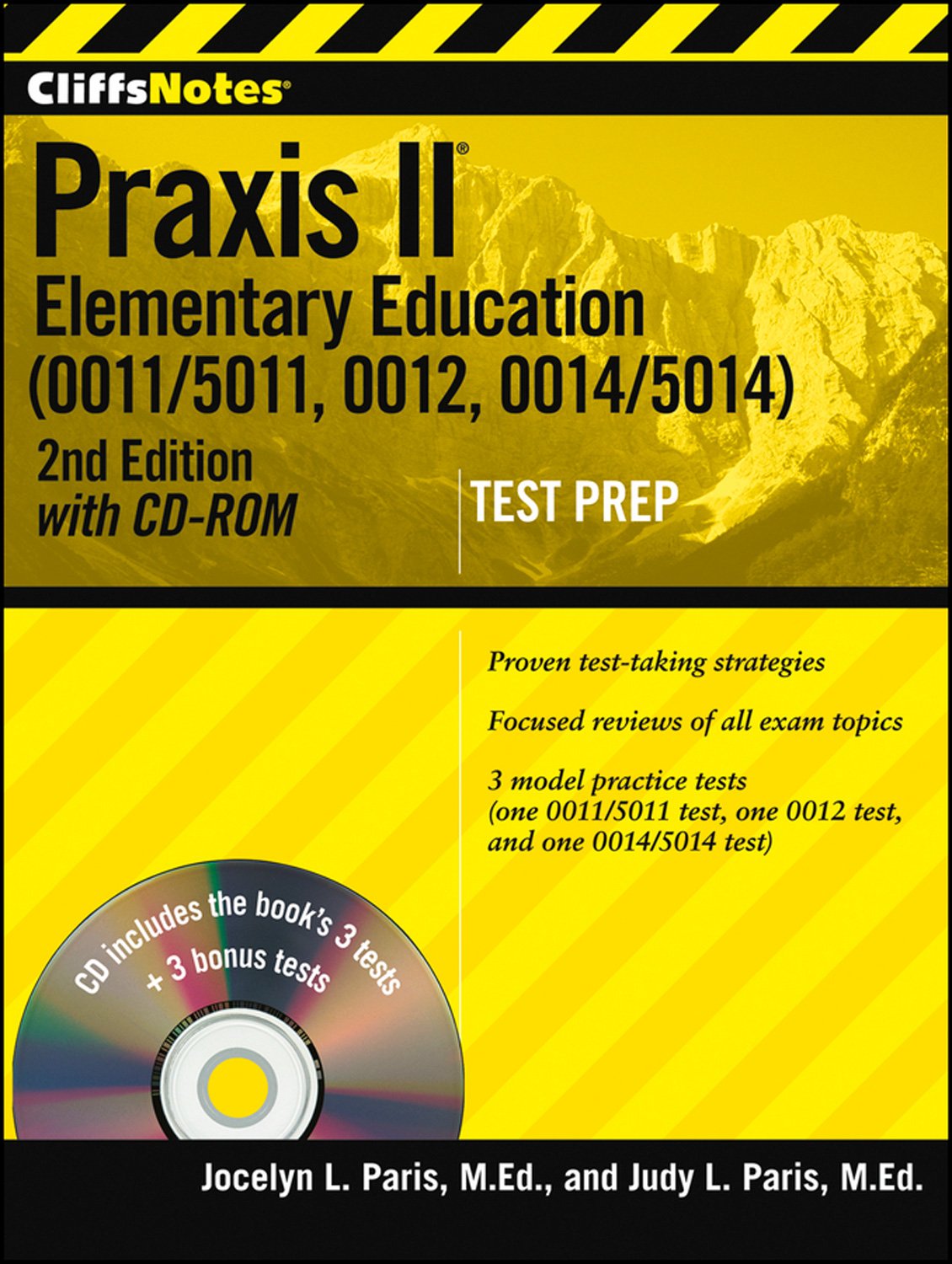 CliffsNotes Praxis II Elementary Education (0011/5011, 0012, 0014/5014) with CDROM, Second Edition (CliffsNotes (Paperback)),Used