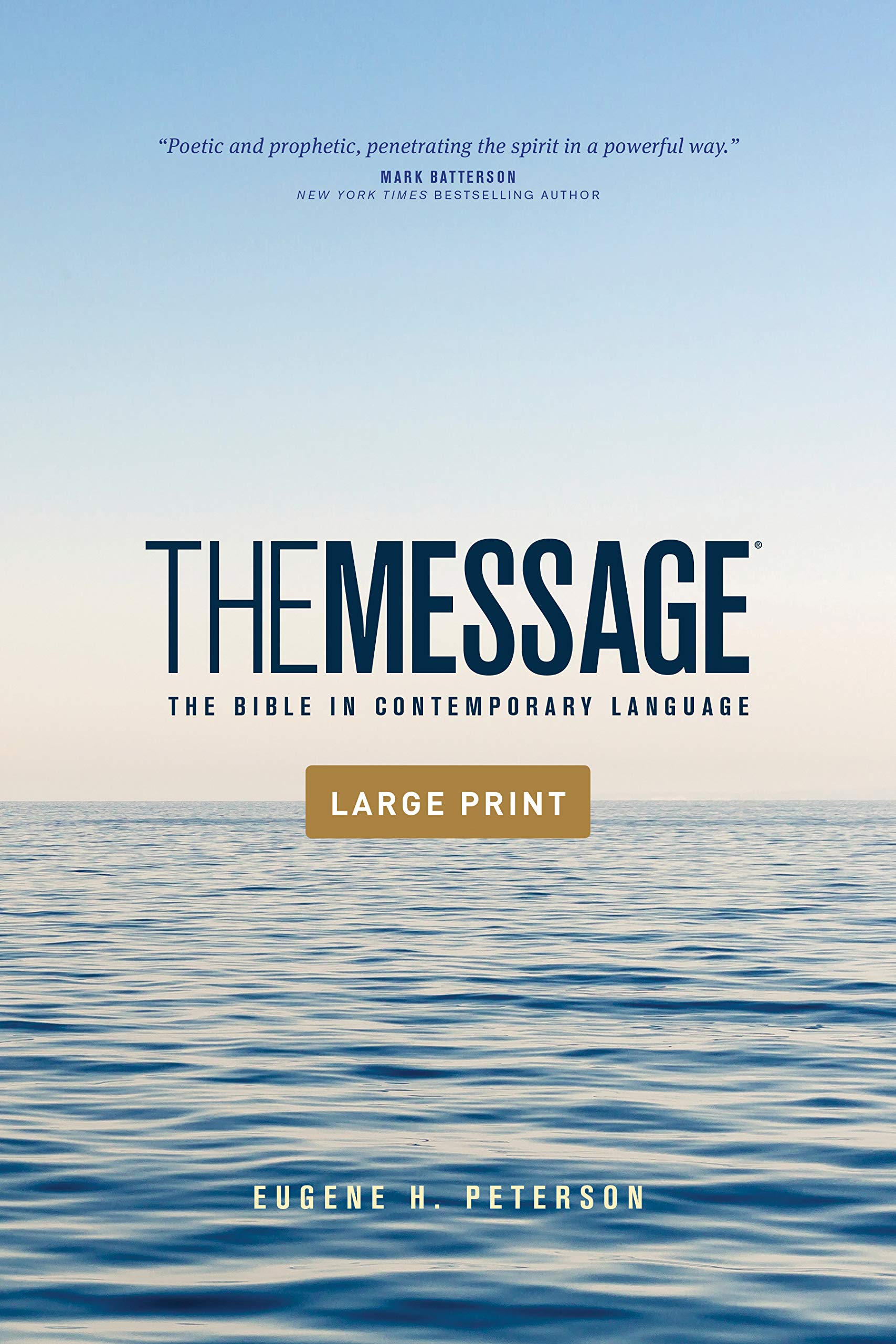 The Message Outreach Edition, Large Print (Softcover): The Bible in Contemporary Language,New