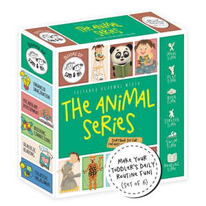 The Animal Series | 6 Board Books For Toddlers On Daily Routine By Sam & Mi | Screen-Free Early Learning Stories (Ages 04 Years)