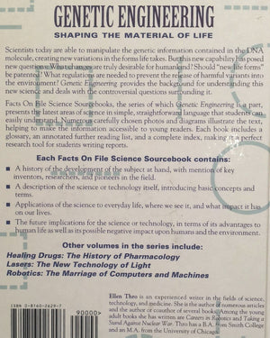 Genetic Engineering: Shaping the Material of Life (Facts on File Science Sourcebooks),Used