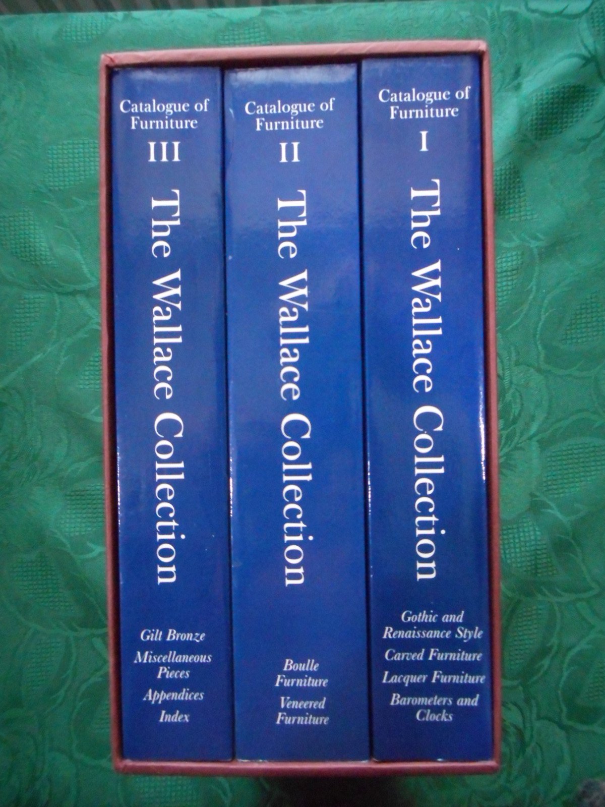 The Wallace Collection: Catalogue of Furniture 3 volumes,Used