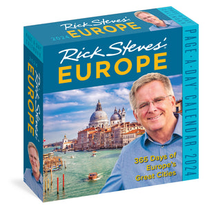 Rick Steves' Europe Pageaday Calendar 2024: 365 Days Of Europe'S Great Cities
