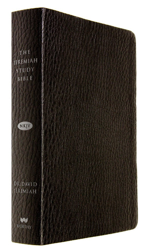 The Jeremiah Study Bible, NKJV: Black LeatherLuxe: What It Says. What It Means. What It Means For You.,Used