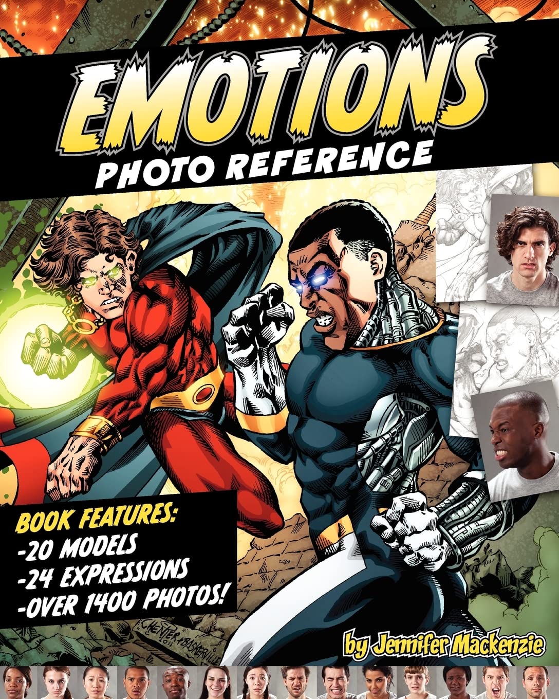 Emotions Photo Reference For Illustrators & Artists Volume 1,Used