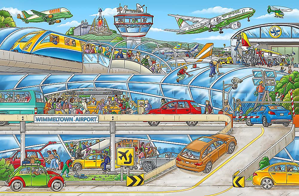 My Big WimmelbookAt the Airport: A LookandFind Book (Kids Tell the Story) (My Big Wimmelbooks),Used