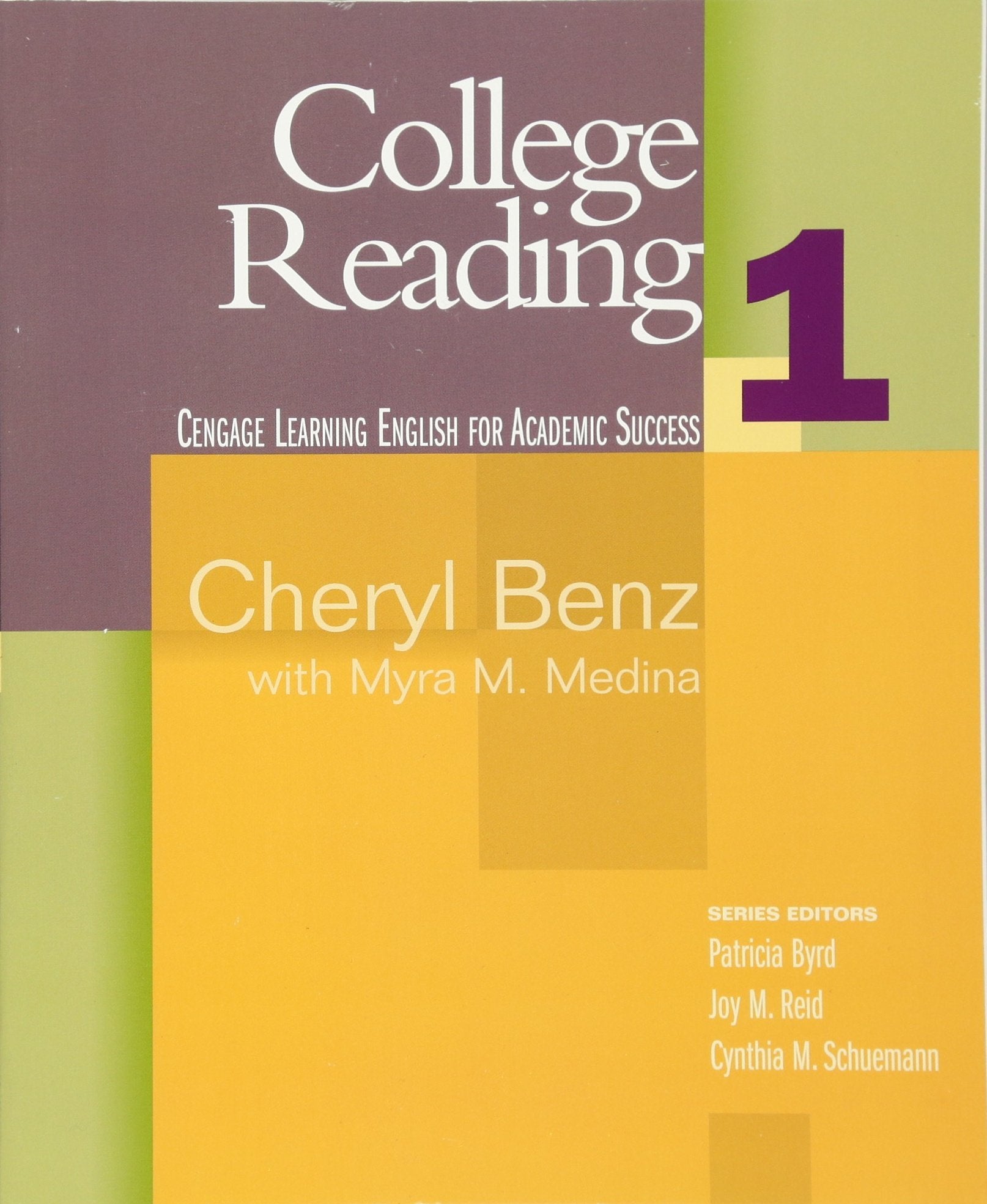 College Reading 1 (Cengage Learning English for Academic Success),Used