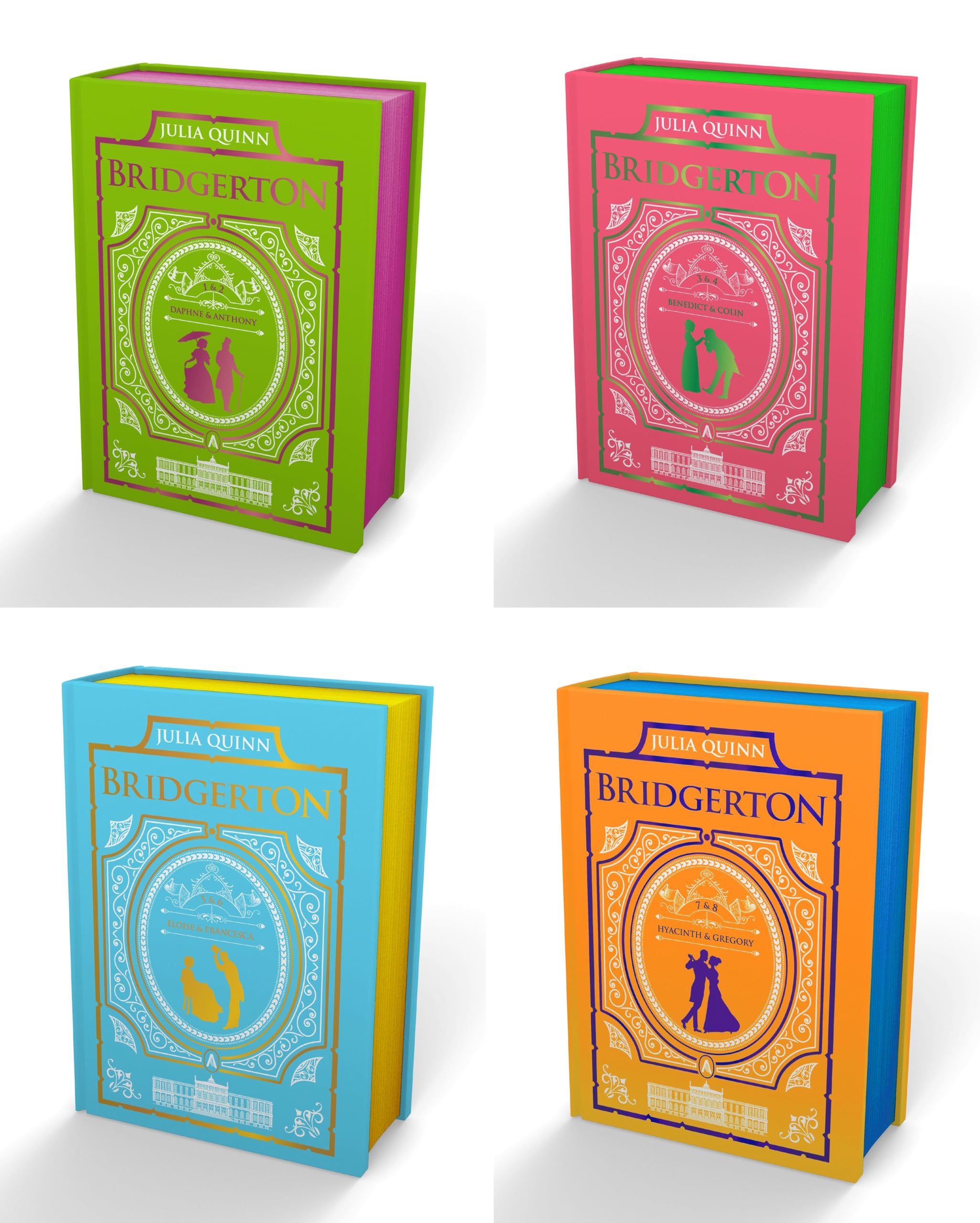 Bridgerton Luxe Collector'S Edition  Complete Series Set (4 Books)