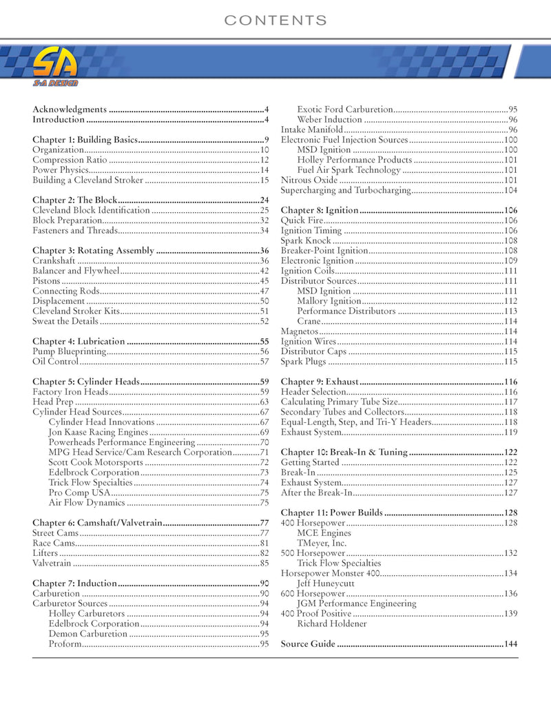 Ford 351 Cleveland Eng: HTB for Max Perf: How to Build for Max Performance,Used