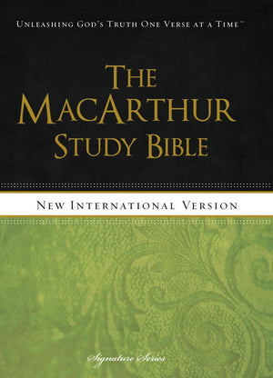 NIV, The MacArthur Study Bible, Hardcover: Holy Bible, New International Version (Signature),Used
