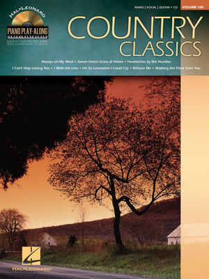 Country Classics: Piano PlayAlong Volume 100,New