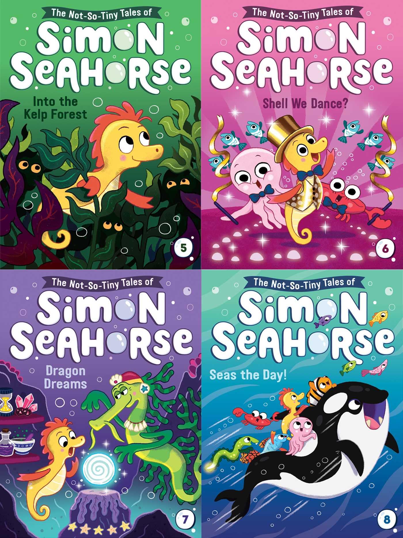 The NotSoTiny Tales of Simon Seahorse Collected Set #2: Into the Kelp Forest; Shell We Dance?; Dragon Dreams; Seas the Day!,New