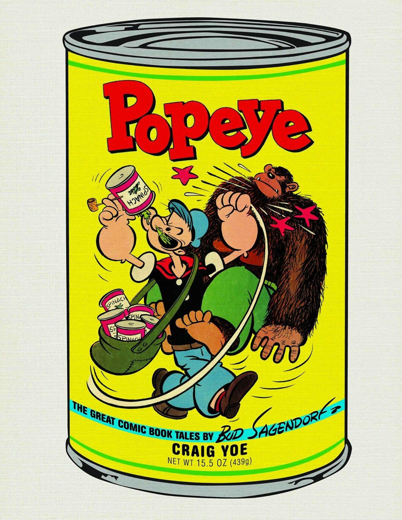 Popeye: The Great Comic Book Tales by Bud Sagendorf,Used