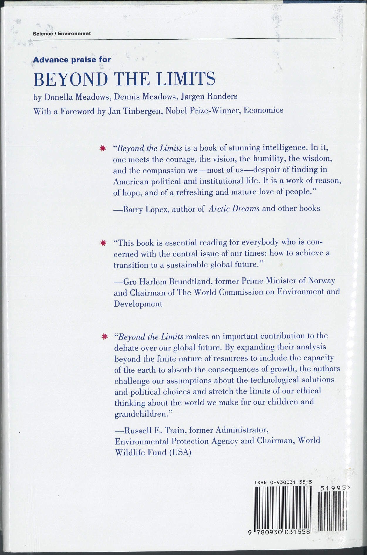 Beyond The Limits: Confronting Global Collapse, Envisioning A Sustainable Future,Used