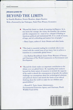 Beyond The Limits: Confronting Global Collapse, Envisioning A Sustainable Future,Used