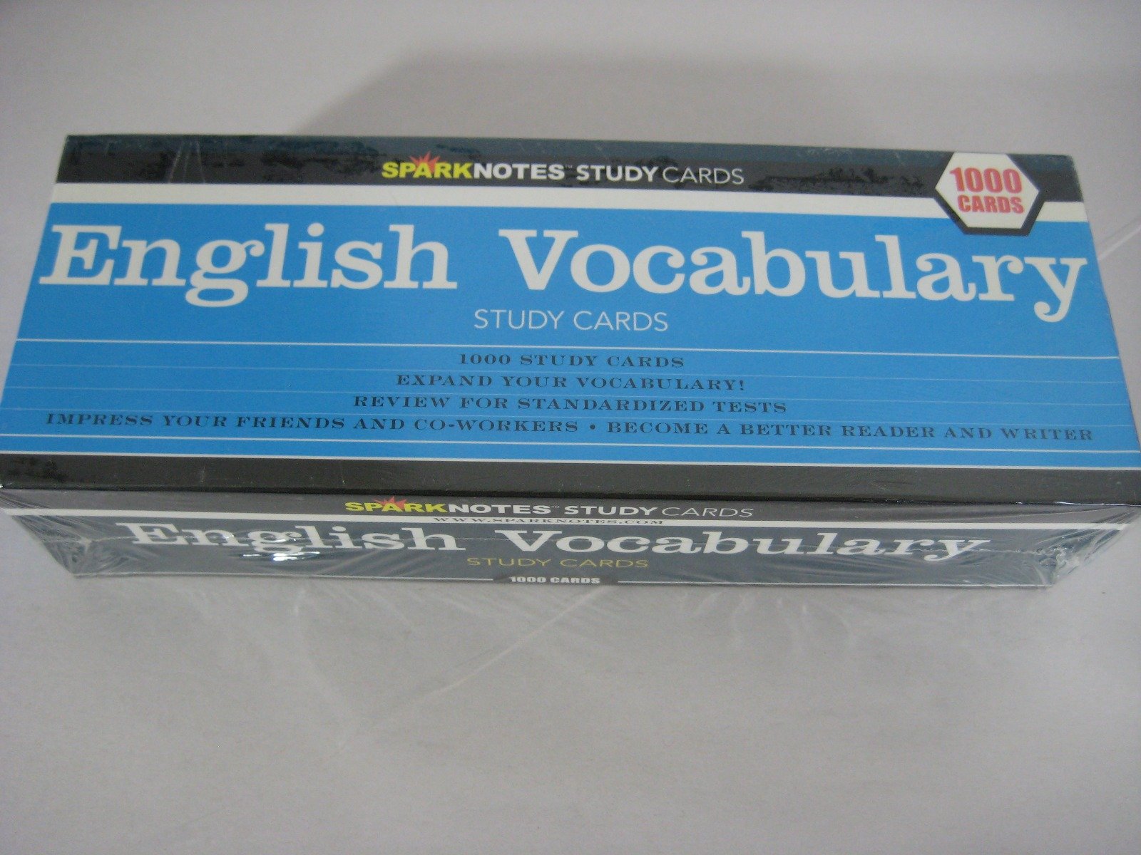 English Vocabulary (SparkNotes Study Cards),Used